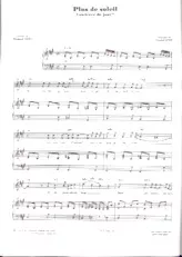 scarica la spartito per fisarmonica Plus de soleil (Au lever du jour) in formato PDF