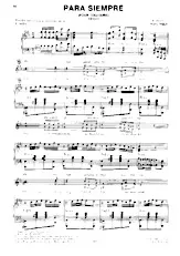 scarica la spartito per fisarmonica Para Siempre (Pour toujours) (Tango) in formato PDF