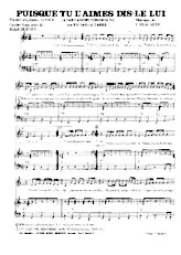 download the accordion score Puisque tu l'aimes dis le lui (A far l'amore comincia tu) in PDF format