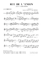 télécharger la partition d'accordéon Rue de l'Union (Java Variations) au format PDF