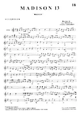 descargar la partitura para acordeón Madison 13 en formato PDF