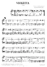 descargar la partitura para acordeón Violetta (Boléro) en formato PDF