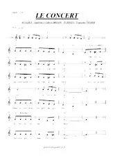 télécharger la partition d'accordéon Le Concert (Fox) au format PDF