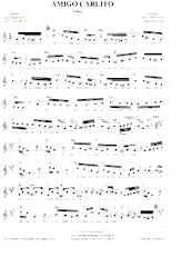 descargar la partitura para acordeón Amigo Carlito (Tango) en formato PDF