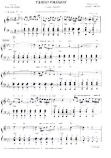 télécharger la partition d'accordéon Tango passion au format PDF
