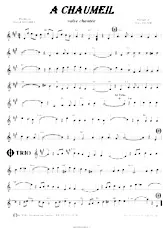 télécharger la partition d'accordéon A Chaumeil (Valse Chantée) au format PDF