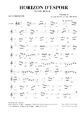 download the accordion score Horizon D'espoir (Slow Rock) in PDF format