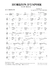 télécharger la partition d'accordéon Horizon D'espoir (Slow Rock) au format PDF