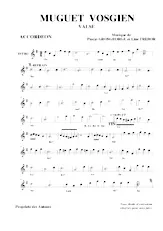 télécharger la partition d'accordéon Muguet Vosgien (Valse) au format PDF