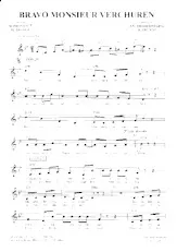 scarica la spartito per fisarmonica Bravo Monsieur Verchuren (Marche Disco) in formato PDF
