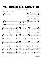 download the accordion score Tu sens la menthe (Pétronille) (Chant : Les Charlots) in PDF format
