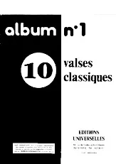 descargar la partitura para acordeón Recueil 10 Valses Classiques (Album n°1) en formato PDF