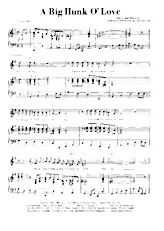 download the accordion score A Big Hunk O' Love (Chant : Elvis Presley) in PDF format