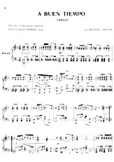 descargar la partitura para acordeón A buen tiempo (Tango) (Piano) en formato PDF