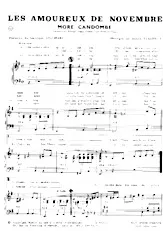 télécharger la partition d'accordéon Les amoureux de novembre (More Candombe) au format PDF