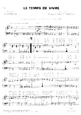 download the accordion score Le temps de vivre (Marche) in PDF format