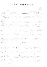 télécharger la partition d'accordéon Chant sous bois (Valse) au format PDF