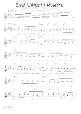 télécharger la partition d'accordéon C'est l'apéritif musette (Marche Disco) au format PDF
