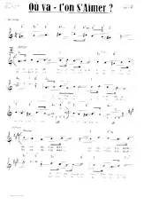download the accordion score Où va t'on s'aimer (Madison) in PDF format