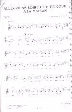 download the accordion score Allez viens boire un p'tit coup à la maison (Chant : Licence IV) (Marche) in PDF format