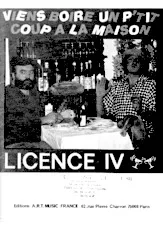 scarica la spartito per fisarmonica Allez viens boire un p'tit coup à la maison (Chant : Licence IV) (Marche) in formato PDF