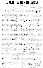 download the accordion score Le vent t'a pris un baiser (Valse) in PDF format