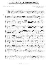 scarica la spartito per fisarmonica Ça balance quand on danse (Baïon) in formato PDF