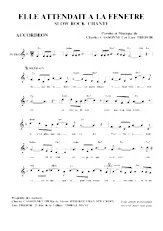 télécharger la partition d'accordéon Elle attendait à la fenêtre (Slow Rock Chanté) au format PDF
