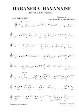 télécharger la partition d'accordéon Habanera Havanaise (Rumba Exotique) au format PDF