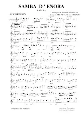 scarica la spartito per fisarmonica Samba d'Enora in formato PDF