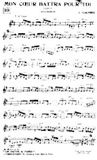 download the accordion score Mon cœur battra pour toi (Tango) in PDF format