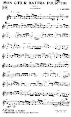 descargar la partitura para acordeón Mon cœur battra pour toi (Tango) en formato PDF