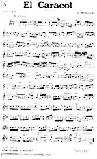 télécharger la partition d'accordéon El Caracol (Tango) au format PDF