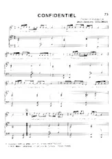 download the accordion score Confidentiel in PDF format