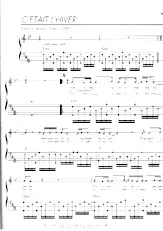 descargar la partitura para acordeón C'était l'hiver en formato PDF