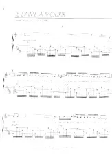 download the accordion score Je l'aime à mourir in PDF format