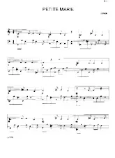 descargar la partitura para acordeón Petite Marie  en formato PDF
