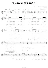 download the accordion score L'envie d'aimer  in PDF format