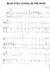 descargar la partitura para acordeón Blue eyes crying in the rain en formato PDF