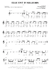 descargar la partitura para acordeón Elle est d'ailleurs (Arrangement de : Raymond Gimenez) en formato PDF