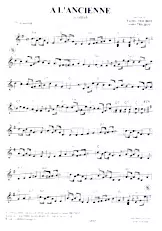 download the accordion score A l'ancienne (Scottish) in PDF format
