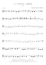 descargar la partitura para acordeón A l'ancienne auberge (Valse) en formato PDF