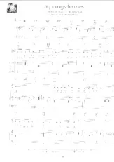 download the accordion score A poings fermés in PDF format