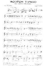 télécharger la partition d'accordéon Scotch tango (Le tango d'Ecosse) au format PDF