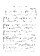 descargar la partitura para acordeón Les yeux d'Elsa (Tango) en formato PDF