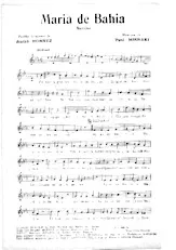 télécharger la partition d'accordéon Maria de Bahia (Samba) au format PDF