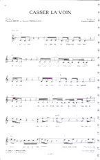 download the accordion score Casser la voix in PDF format