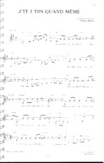 download the accordion score J' 'te l' dis quand même in PDF format