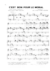 télécharger la partition d'accordéon C'est bon pour le moral (Chant : La Compagnie Créole) au format PDF