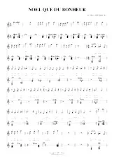 download the accordion score Noël que du bonheur in PDF format
